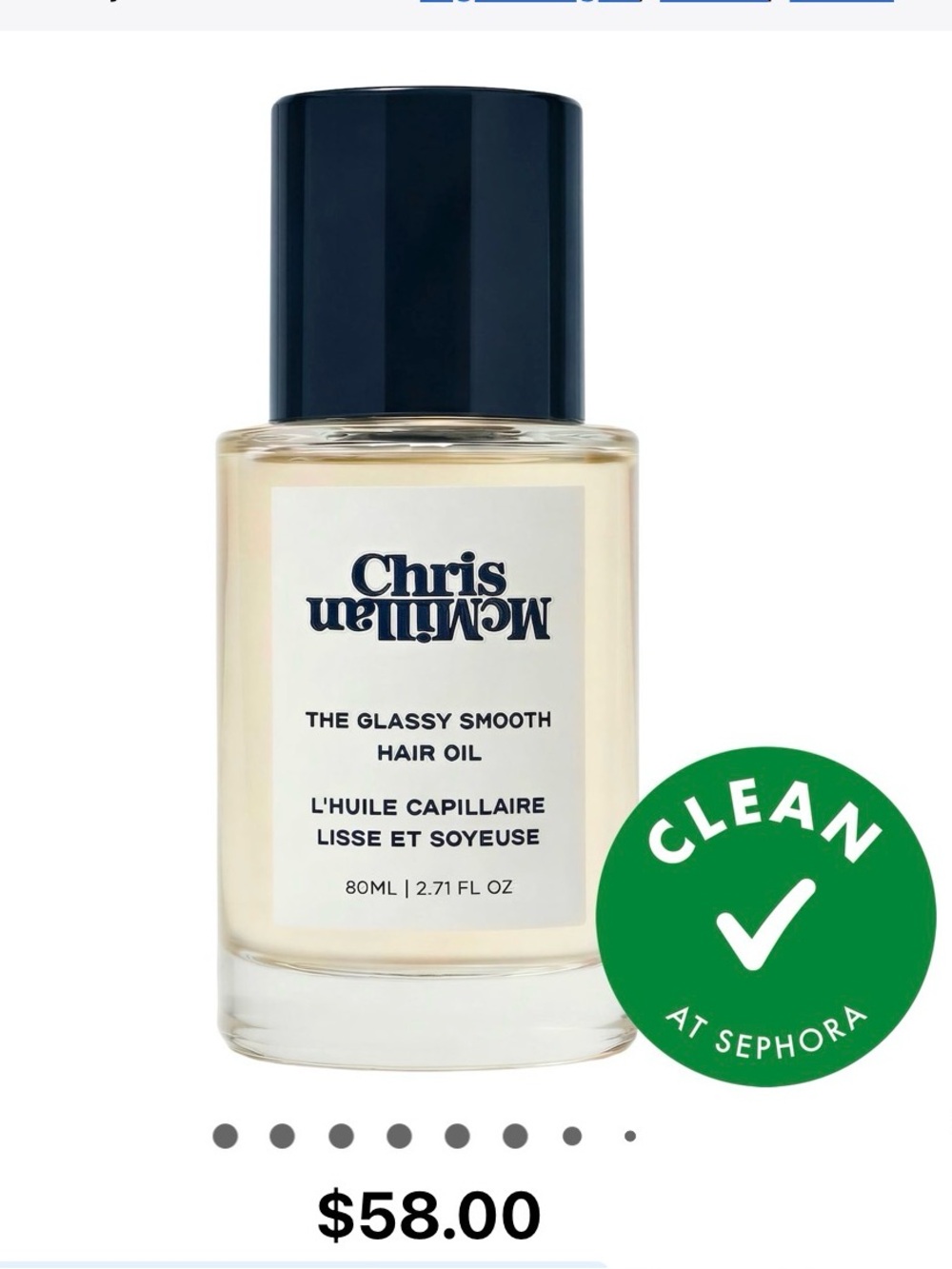 Chris McMillan The Lightweight Glassy Smooth Hair Oil-Mist